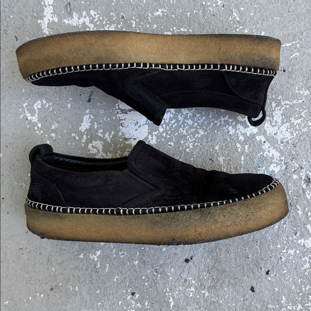 Burberry suede Crepe espadrille slip on - Picture 2 of 10
